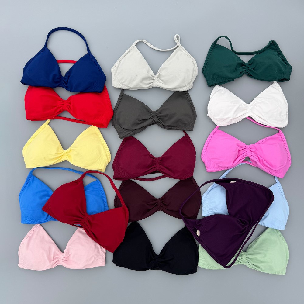 Strappy Bra Gym Top Women High - Underwire Bra Padded ulasan dan harga