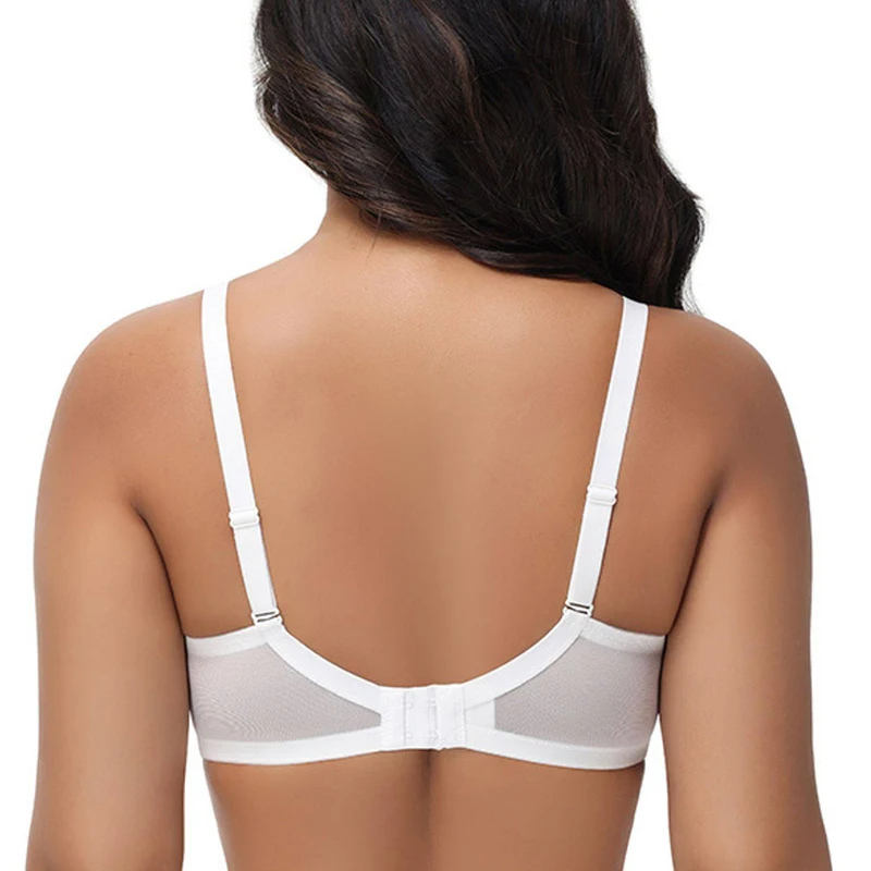 Plus Size Women's Mesh Support - Underwire Bra Padded ulasan dan harga
