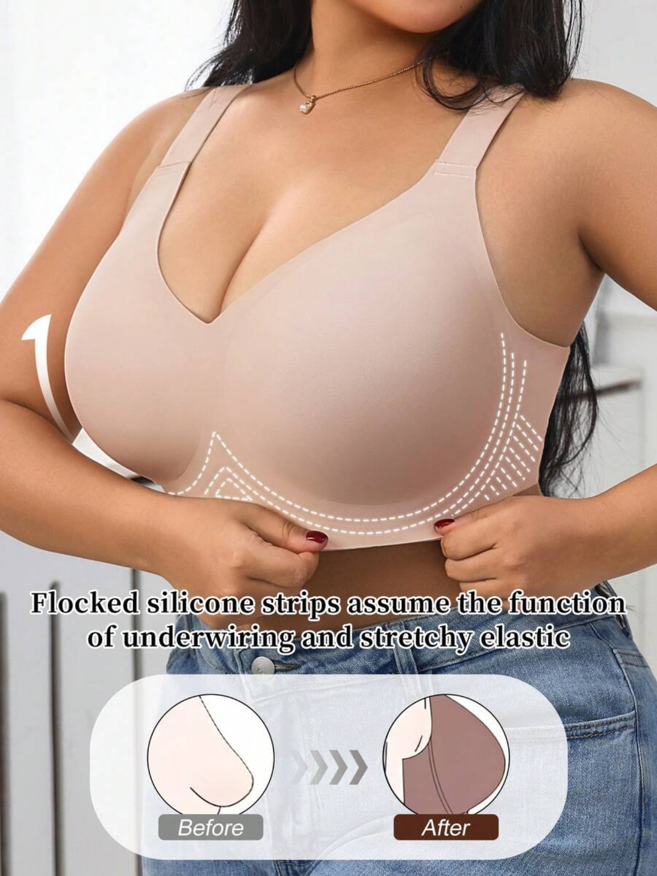 Women's High Support Sports Br - Wirefree Bra Comfort ulasan dan harga