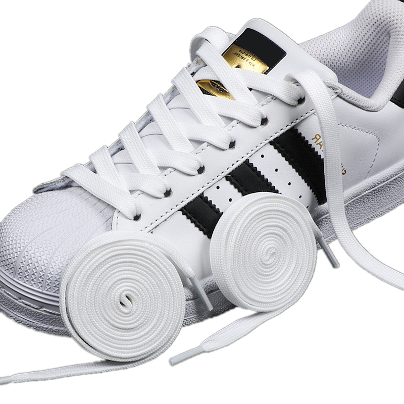 1 Pair Black White Shoe Laces  - Adidas Shoes Superstar ulasan dan harga