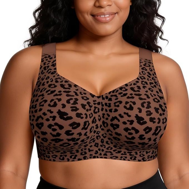 Leopard Jelly Bras No Underwir - Underwire Bra Padded ulasan dan harga