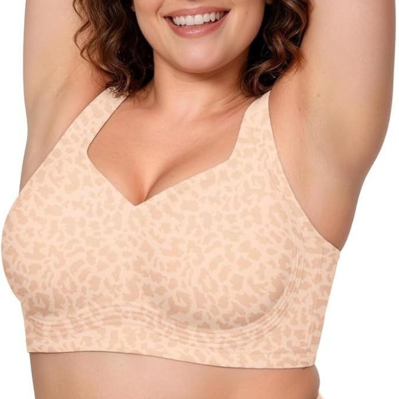 Leopard Jelly Bras No Underwir - Underwire Bra Padded ulasan dan harga
