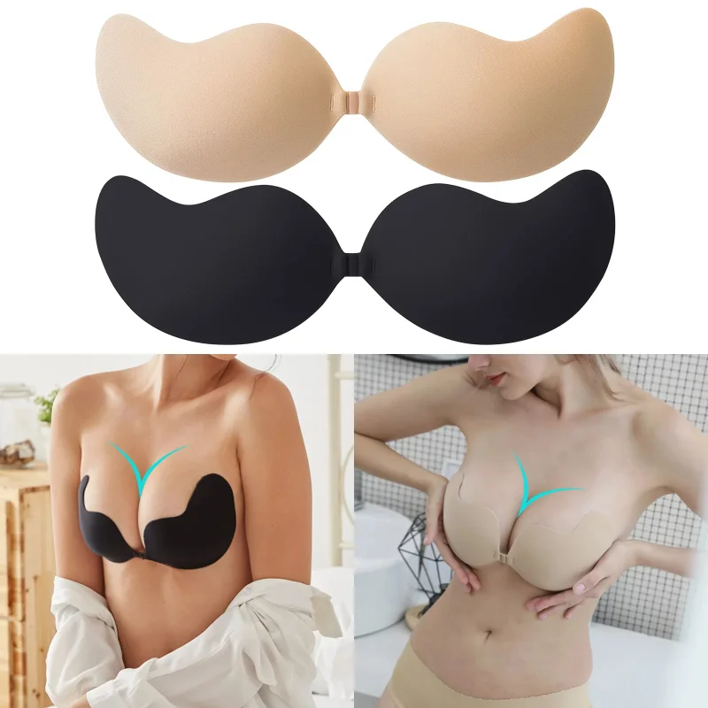 1/2pc Invisible Push Up Bra Ba - Backless Bra Sticky ulasan dan harga